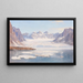 Vue d'un glacier à Spitzbergen - Georg Macco — ingelijst kunstwerk aan de muur