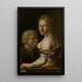 Caritas Romana - Georg Pencz — ingelijst kunstwerk aan de muur