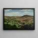 Landscape near Berghausen - Georg Scholz — framed artwork on a wall