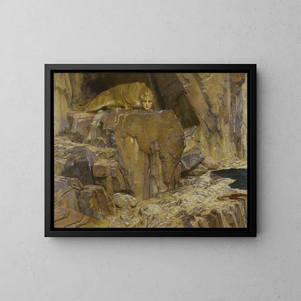 De Sfinx - Georg von Rosen — ingelijst kunstwerk aan de muur