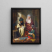 De Schrijver - Georg Wilhelm Timm — ingelijst kunstwerk aan de muur