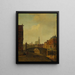 Vue imaginaire d'Arnhem - George Andries Roth — framed artwork on a wall