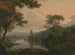 Landschap met rivier - George Barret — weergave van het kunstwerk
