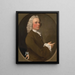 Een onbekende man - George Beare — ingelijst kunstwerk aan de muur