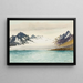 Gletsjer bij Isfjorden, Spitsbergen - George Breunich — ingelijst kunstwerk aan de muur