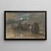 Kamp in Chobham 1853 met officieren en wachtpost - George Bryant Campion — ingelijst kunstwerk aan de muur