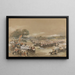 Koninklijke revue in Windsor, koningin Victoria en de khedive Ismaïl Pacha van Egypte, 26 juni 1868 - George Bryant Campion — ingelijst kunstwerk aan de muur