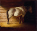 Oud paard op het veld - George Caleb Bingham — weergave van het kunstwerk