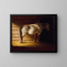 Oud paard op het veld - George Caleb Bingham — ingelijst kunstwerk aan de muur