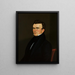 Zelfportret - George Caleb Bingham — ingelijst kunstwerk aan de muur