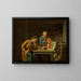 De damspelers - George Caleb Bingham — ingelijst kunstwerk aan de muur
