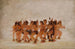 Dansen van de beer, voorbereiding op een berenjacht - George Catlin — weergave van het kunstwerk