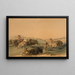 Bisonjacht - George Catlin — ingelijst kunstwerk aan de muur