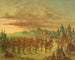 Dans van de adelaar - George Catlin — weergave van het kunstwerk