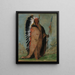 Eeh-S-Pa Black Rock, un chef à deux bouilloires - George Catlin — ingelijst kunstwerk aan de muur