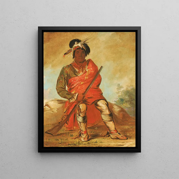 George Catlin - Etehefixeco Deer Without a Heart a Chief.webp