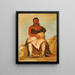 Lshahlestwhix Man Chief, een Pawnee republikein - George Catlin — ingelijst kunstwerk aan de muur