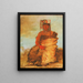 Laketoowirsha Little Chief, een Pawnee-oorlogsmannetje van Tapage - George Catlin — ingelijst kunstwerk aan de muur