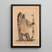 Mah-To-Toh-Pa, de Mandan-hoofdman - George Catlin — ingelijst kunstwerk aan de muur