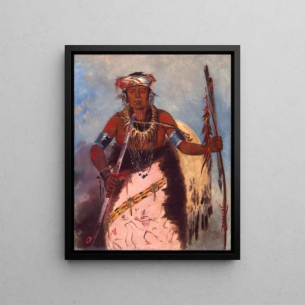 George Catlin - NotchEeNngA No Heart Called White Cloud Chief of The Tribe.webp