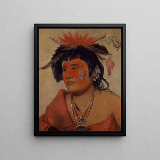 George Catlin - PahSheeNuShaw a Warrior.webp