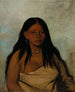 Sh-De-Ah Wild Sage, een vrouw uit Wichita - George Catlin — weergave van het kunstwerk