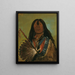 Shn-Ka, de hondenkapitein van de groep The Bad Arrow Points - George Catlin — ingelijst kunstwerk aan de muur