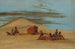 Sioux schilderij aanbiddend op de rode rotsen - George Catlin — weergave van het kunstwerk