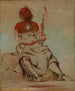 Te-Ah-Ke-Ra-Le-Re-Coo De Cheyenne, een Pawnee-republikein - George Catlin — weergave van het kunstwerk