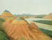 Uitzicht in de grote bocht van de Hoge Missouri - George Catlin — weergave van het kunstwerk