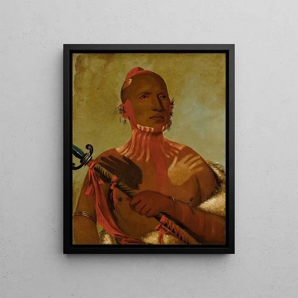 George Catlin - WeSheet Sturgeons Head a Fox Warrior.webp