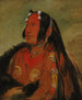 Duiven van WiJnJon Egg Head The Light, een jonge geëerde krijger - George Catlin — weergave van het kunstwerk