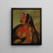 Duiven van WiJnJon Egg Head The Light, een jonge geëerde krijger - George Catlin — ingelijst kunstwerk aan de muur