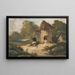 A sentinel at an observation post in Bengal - George Chinnery — framed artwork on a wall