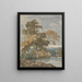 Bomen aan de rand van een rivier - George Chinnery — ingelijst kunstwerk aan de muur