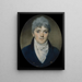 Onbekende man - George Chinnery — ingelijst kunstwerk aan de muur