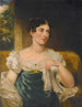 Portret van de Ierse actrice Harriett Constance Smithson - George Clint — weergave van het kunstwerk