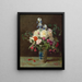 Bloemenvaas - George Cochran Lambdin — ingelijst kunstwerk aan de muur