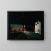 heldere lichten in de hoeken van Russell - George Copeland Ault — ingelijst kunstwerk aan de muur