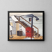 Binnenstudio schilderij - George Copeland Ault — ingelijst kunstwerk aan de muur