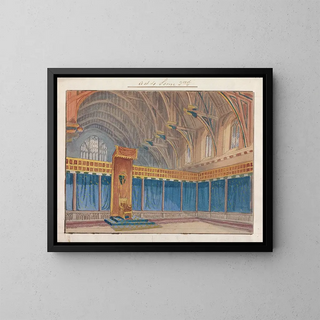 George Cressal Ellis - Design for Setting of Charles Keans Richard II at the Princesss Theatre on March 12 1857  Act 4 Scene 2.webp
