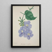 Mon jardin à Ceylan Pl014 - George De Alwis — framed artwork on a wall