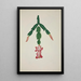 Mon Jardin à Ceylan Pl059 - George De Alwis — framed artwork on a wall