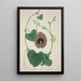 Mon Jardin à Ceylan Pl071 - George De Alwis — framed artwork on a wall