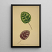 My Garden in Ceylon Pl095 - George De Alwis — framed artwork on a wall