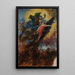 Apollon et Daphné - George Desvallières — framed artwork on a wall