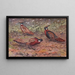 Koklass pheasant from Kashmir, Western Koklass pheasant, Nepal Koklass pheasant - George Edward Lodge — framed artwork on a wall