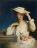 Symfonie in roze en wit - George Elgar Hicks — weergave van het kunstwerk