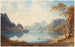 Een loch in Schotland - George Fennell Robson — weergave van het kunstwerk