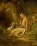Sainte Geneviève de Brabant dans la forêt - George Frederick Bensell — weergave van het kunstwerk